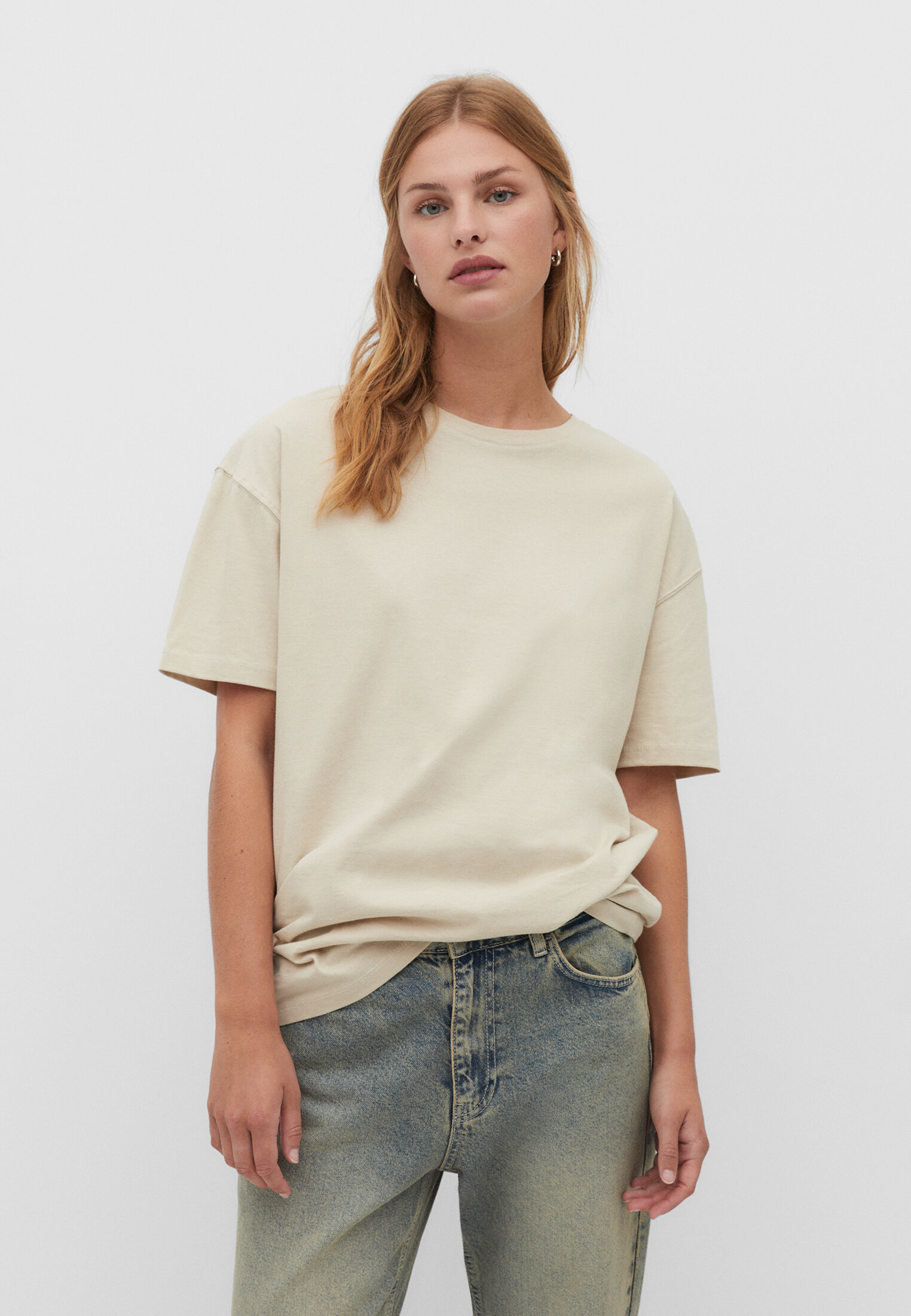 Oversized white shop t shirt women's