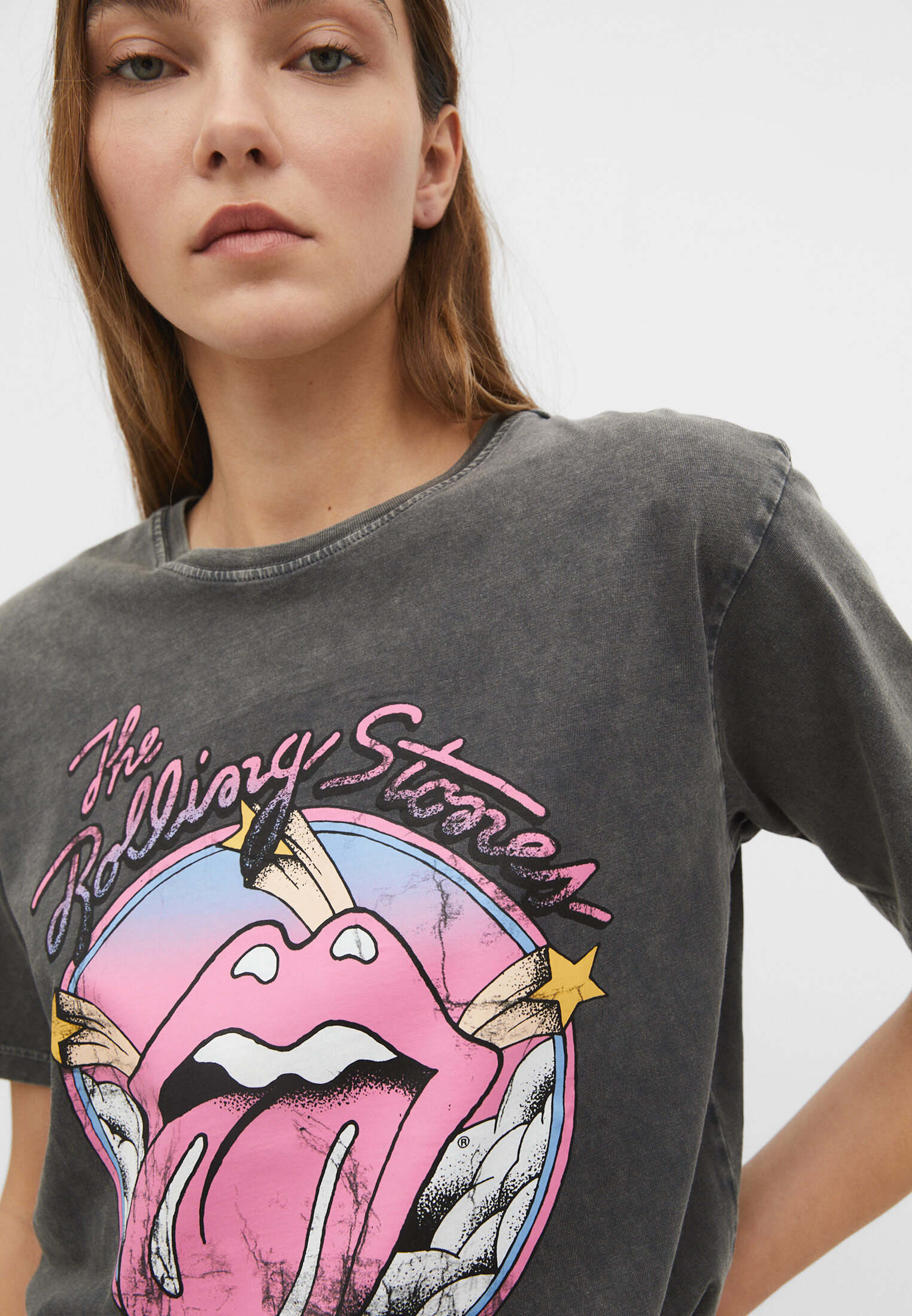 Camisetas rolling 2025 stones para mujer