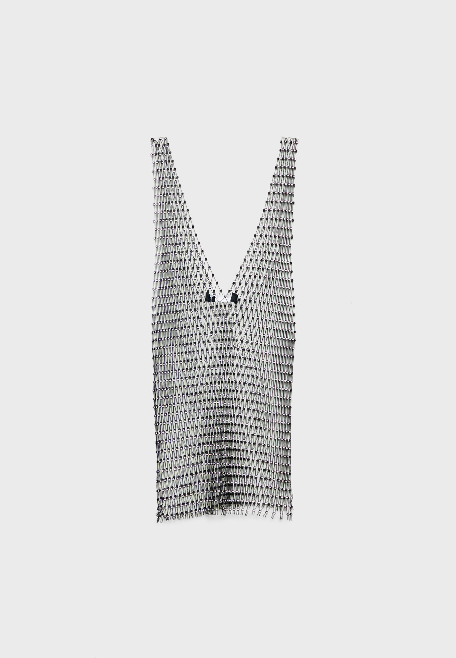 Shiny mesh top - Women's fashion | Stradivarius United States