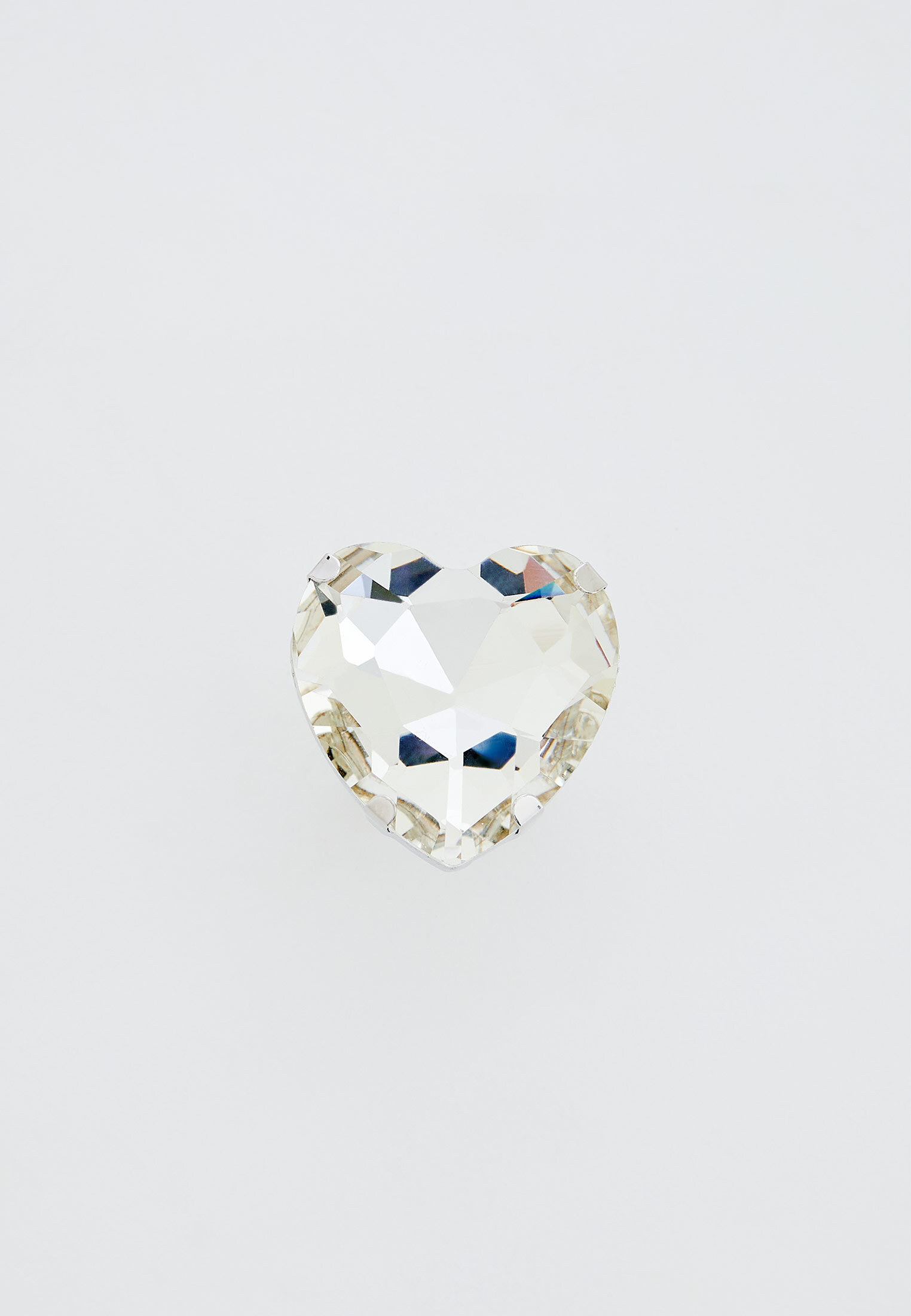 Rhinestone heart ring