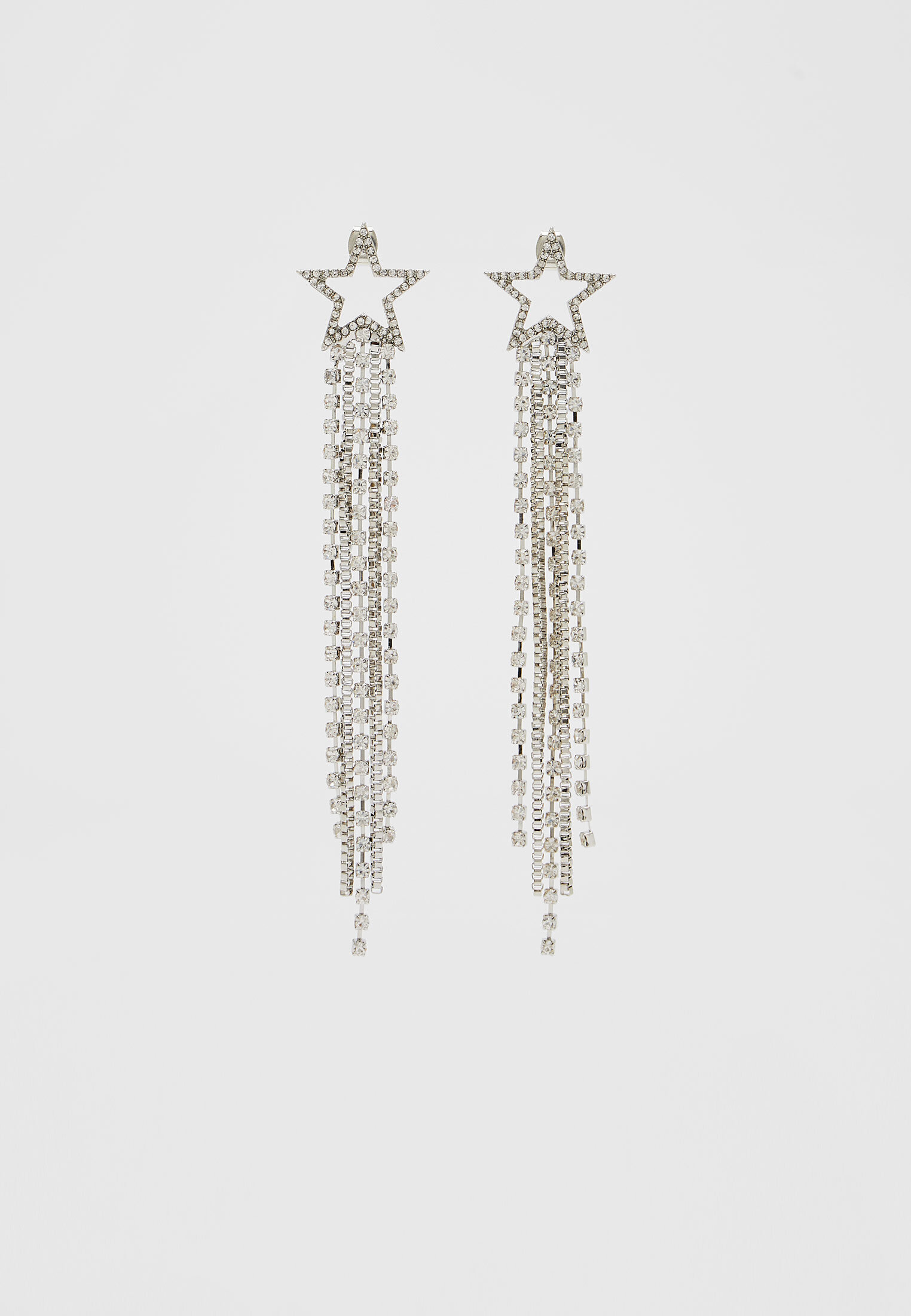 Diamond hot sale chain earring