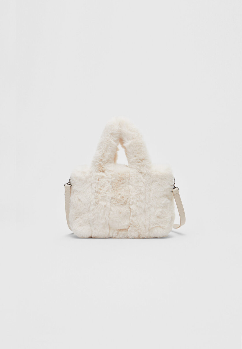 Tote bag fur hot sale