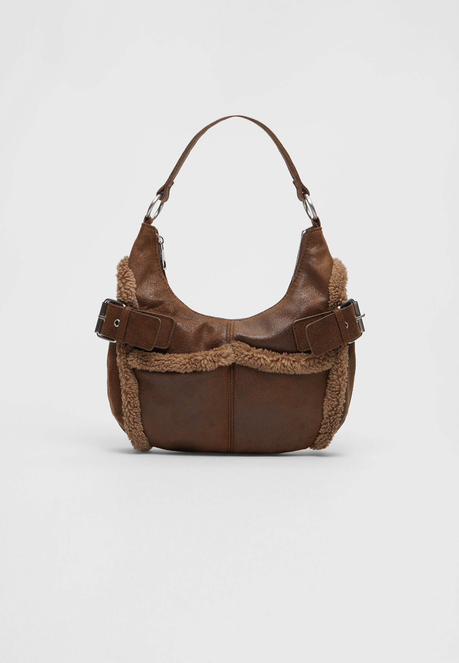 Bolso marron outlet stradivarius