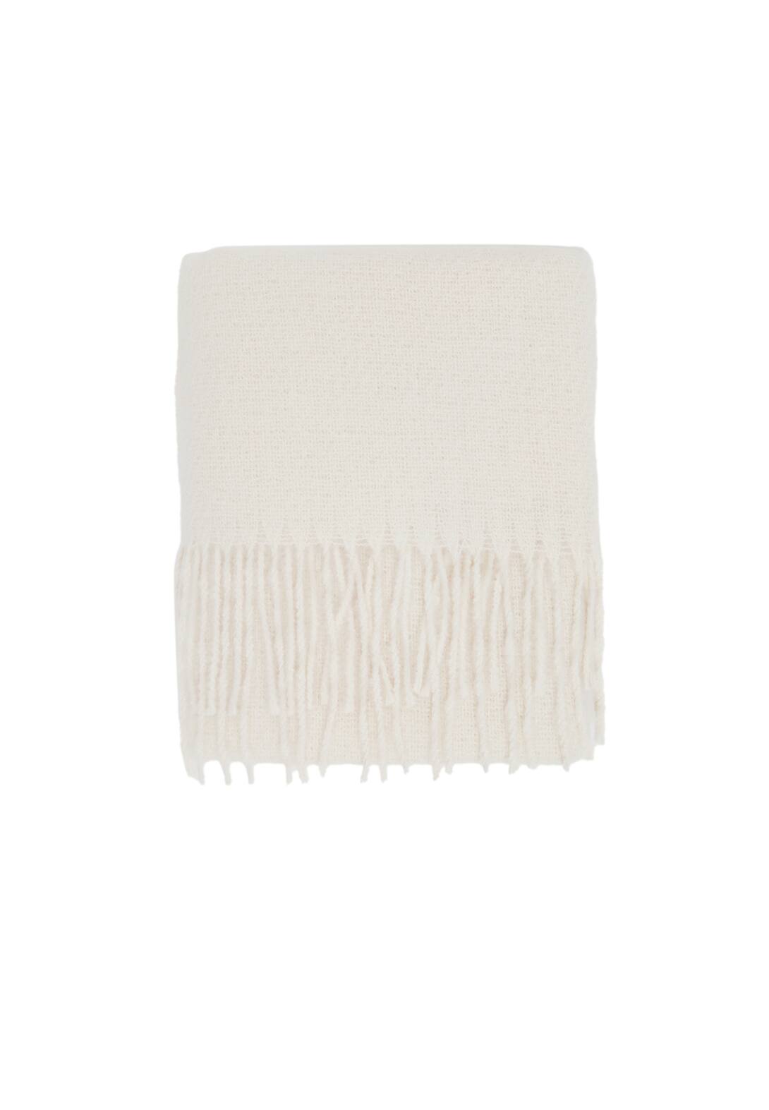 Brushed thread scarf