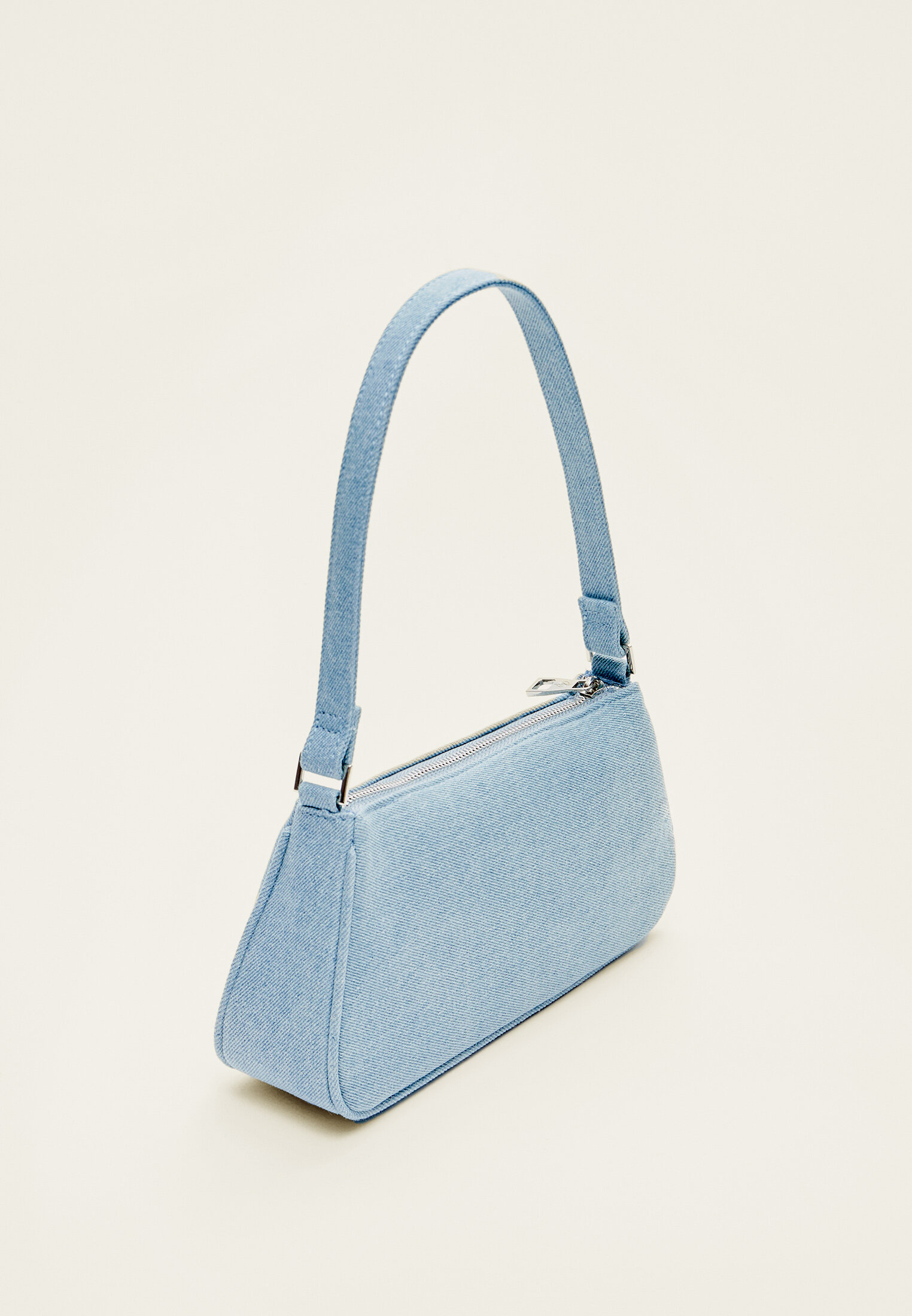 Denim discount shoulder bag