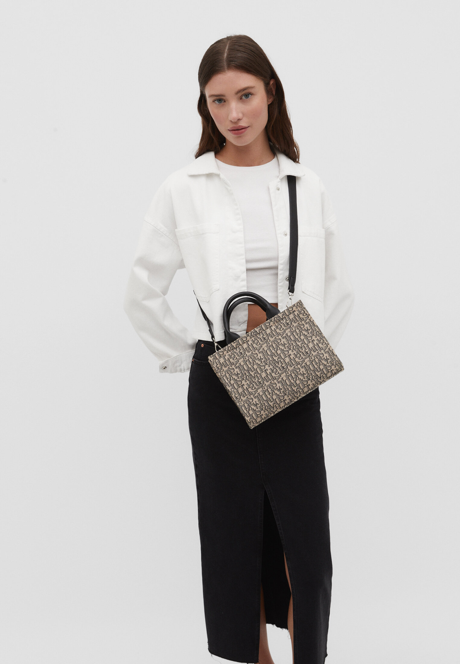 Stradivarius shopper online bag