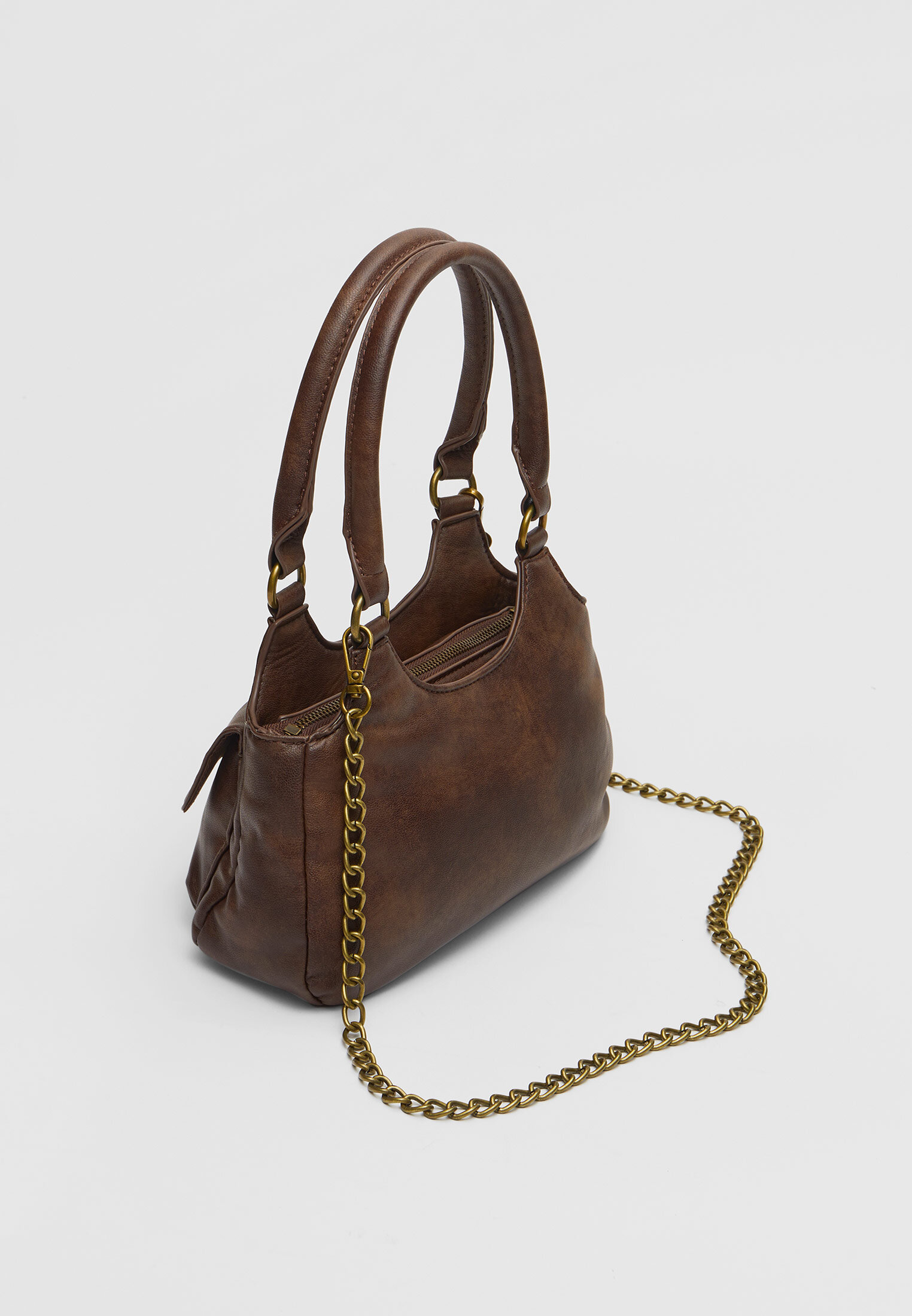 Bolso marron 2024 stradivarius