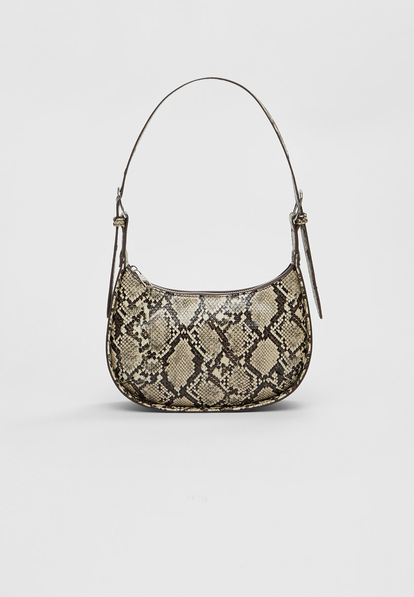 Mock croc cheap shoulder bag