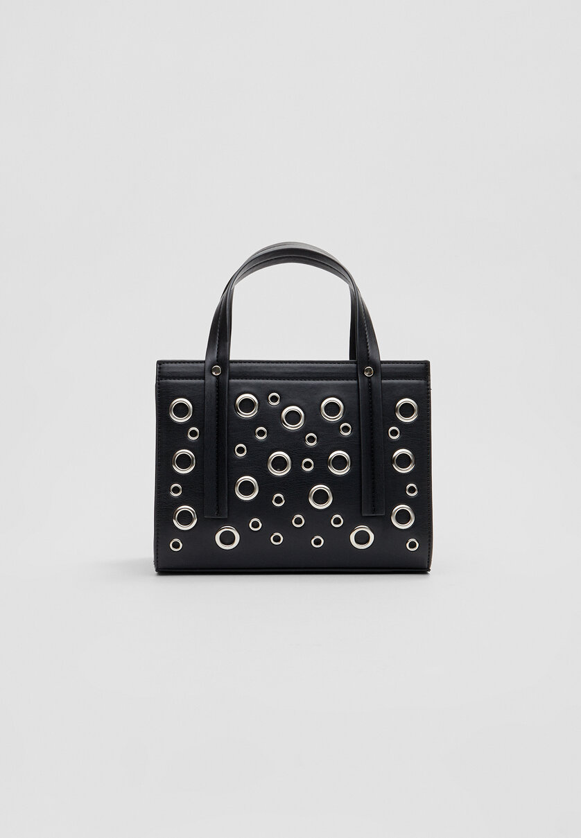 Tote bag with eyelets