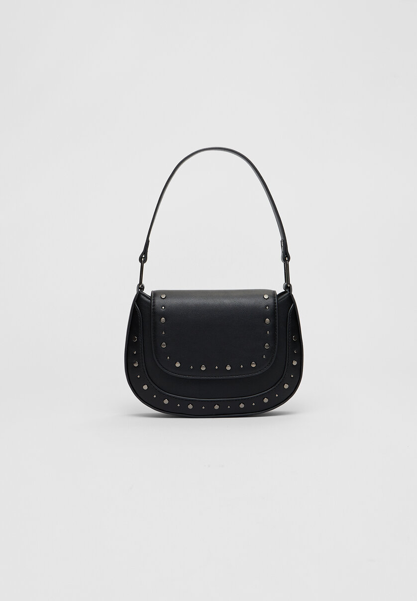 Studded shoulder online bag