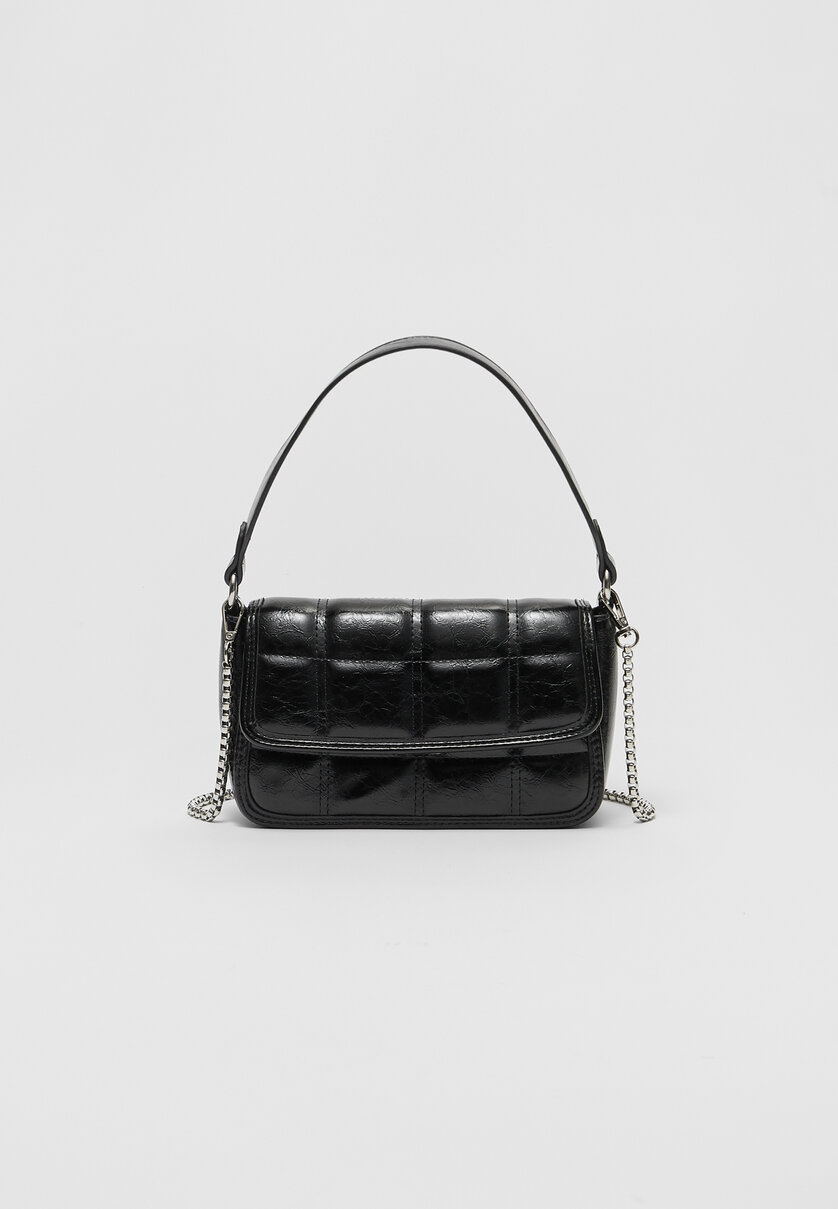 Shiny quilted bag