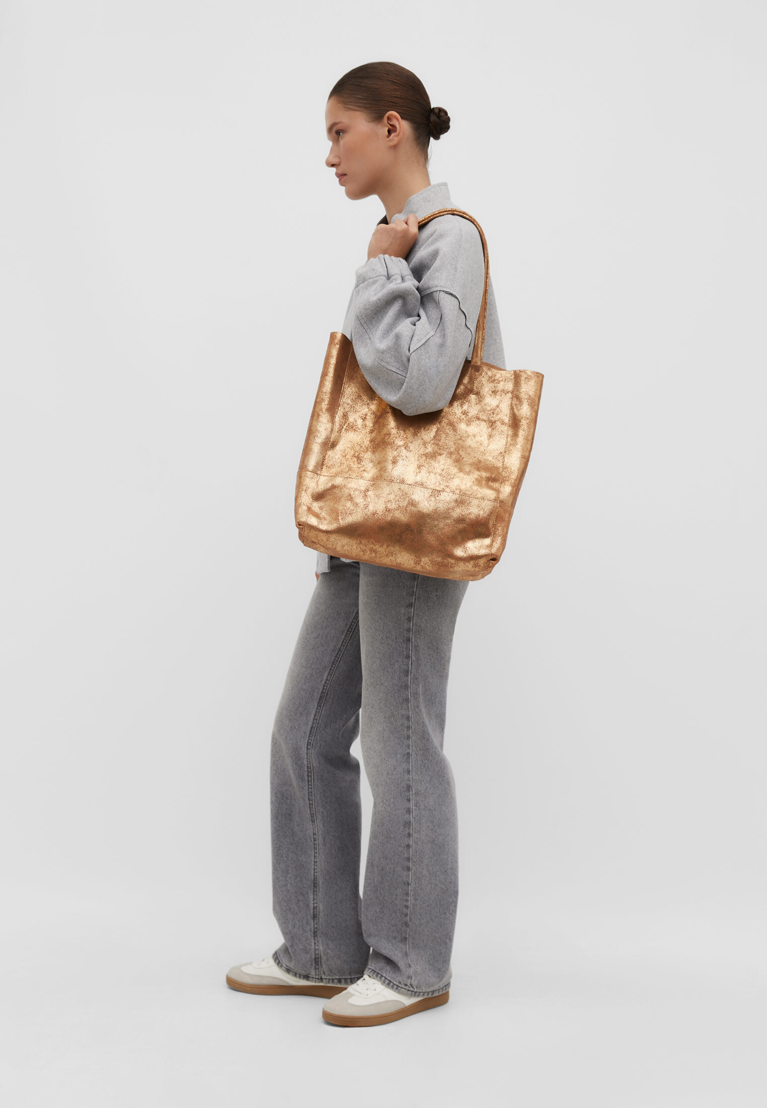 Sac top cabas stradivarius