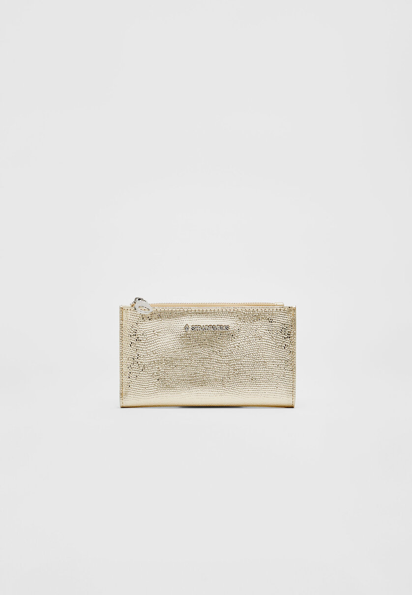 Plånbok i basmodell med dragkedja