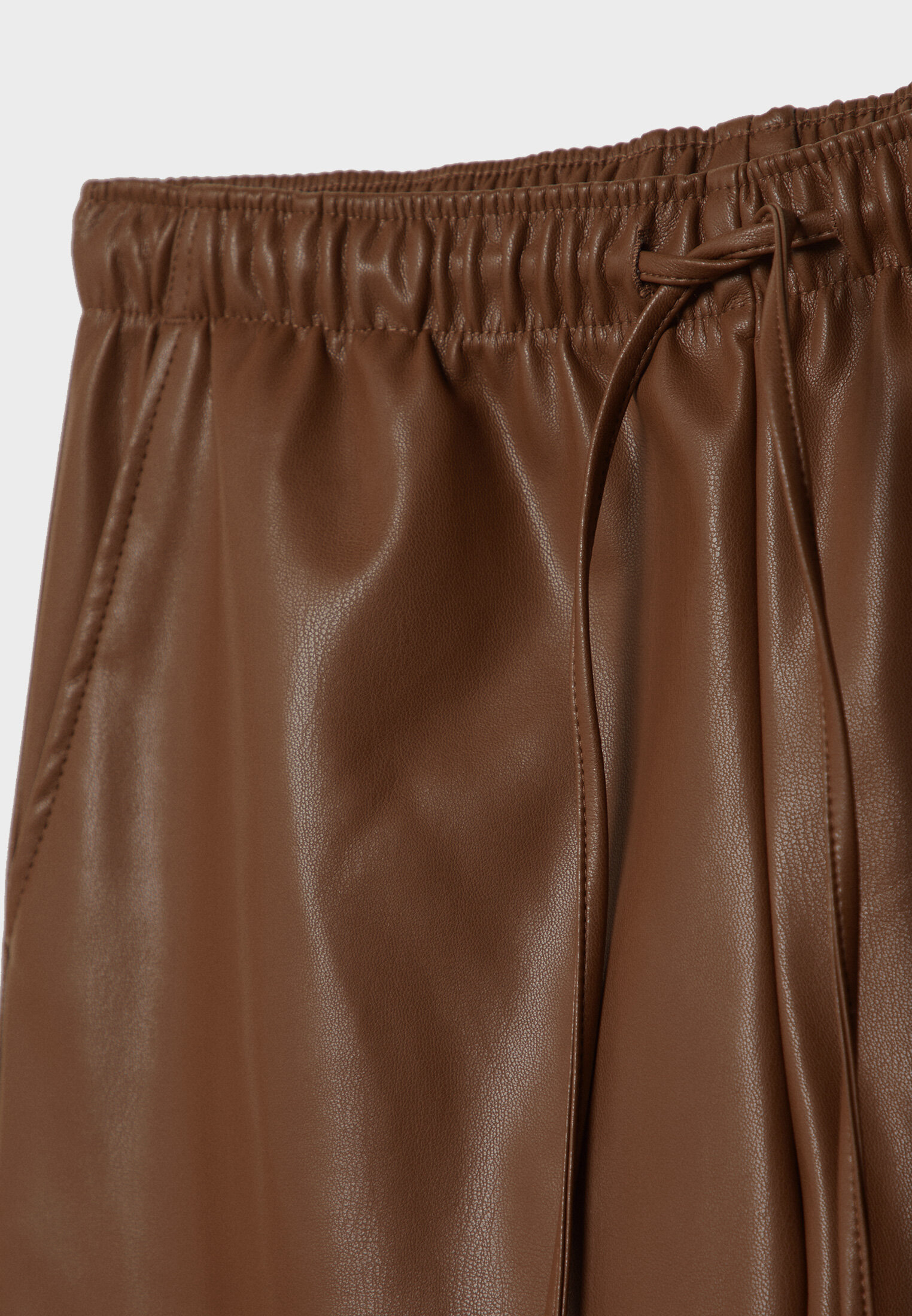 Pantalon simili outlet cuir stradivarius