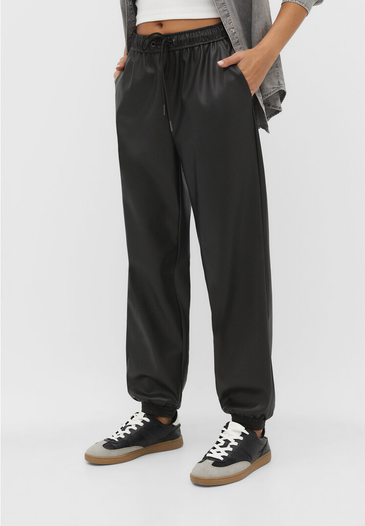 Stradivarius grey joggers hot sale