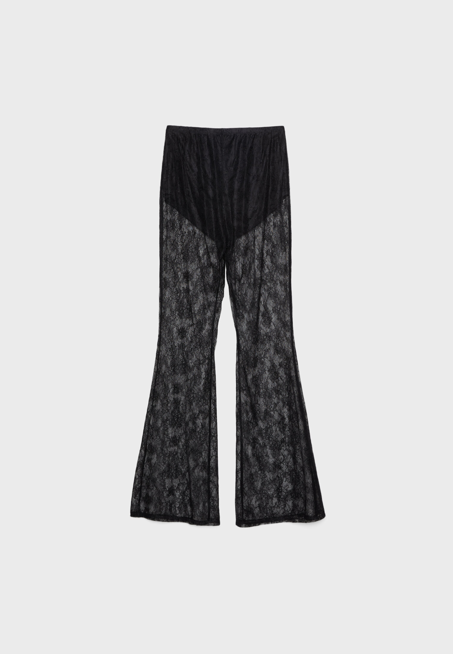 Flare lace trousers - Women's fashion | Stradivarius United States