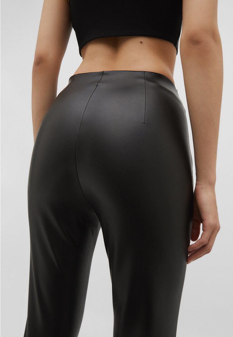 Stradivarius leather clearance leggings