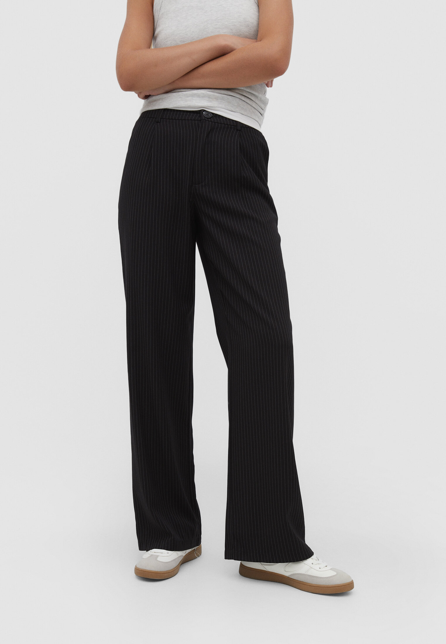 Stradivarius cheap striped trousers