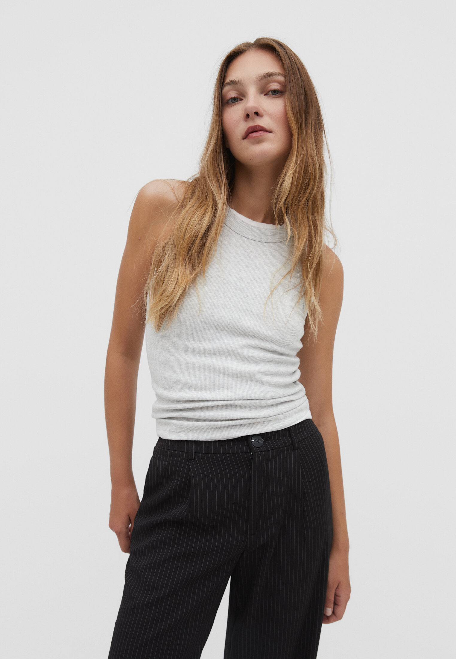 Pantalon canale online stradivarius