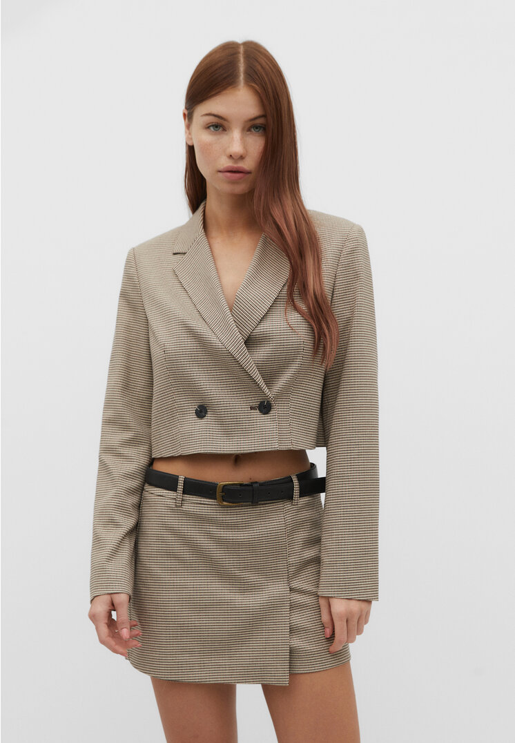 

Stradivarius Spódnicospodenki mini Beżowy S