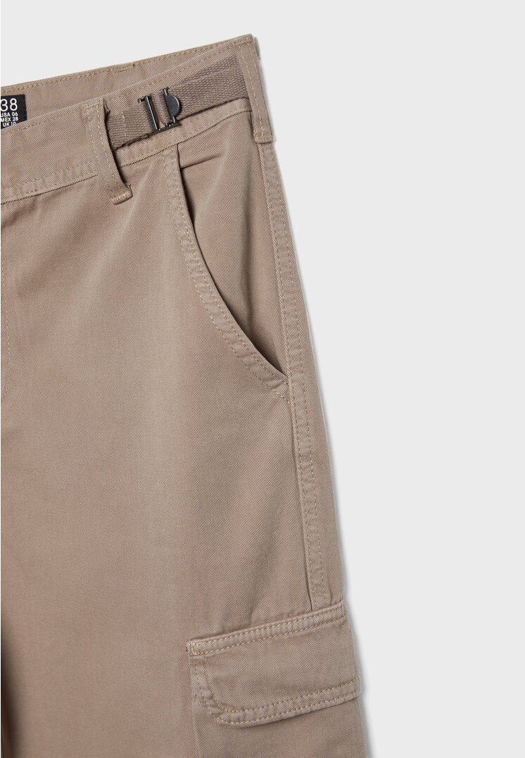 Adjustable waist cargo trousers - Women's fashion