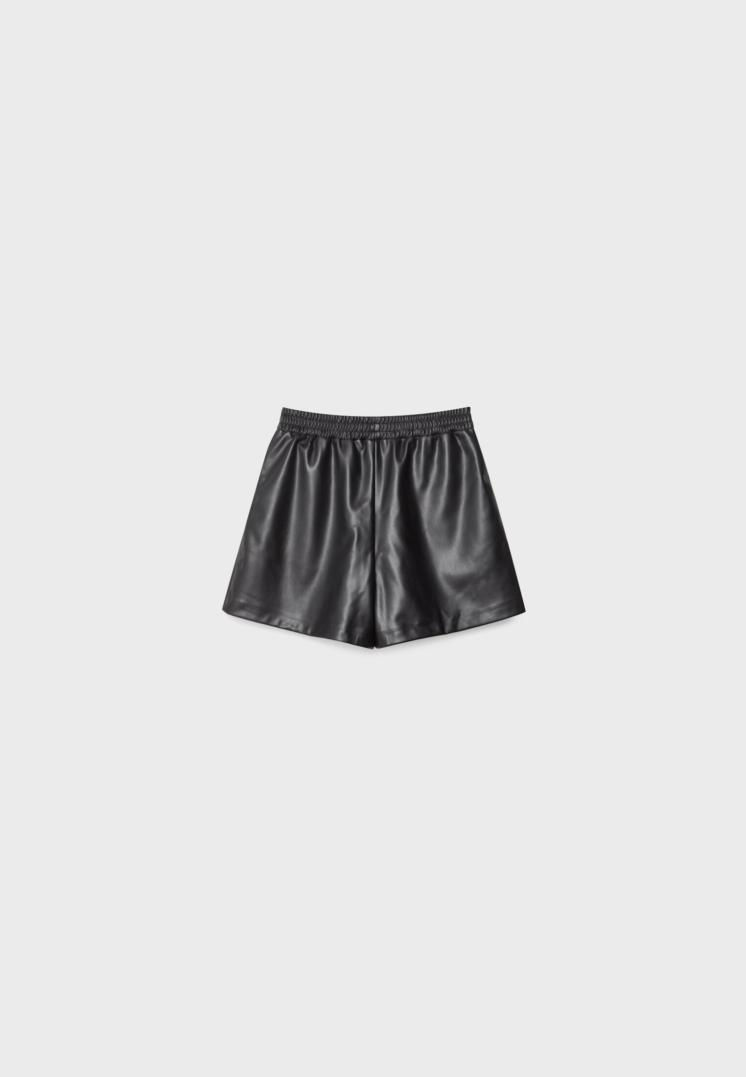 Zara faux leather shorts sale