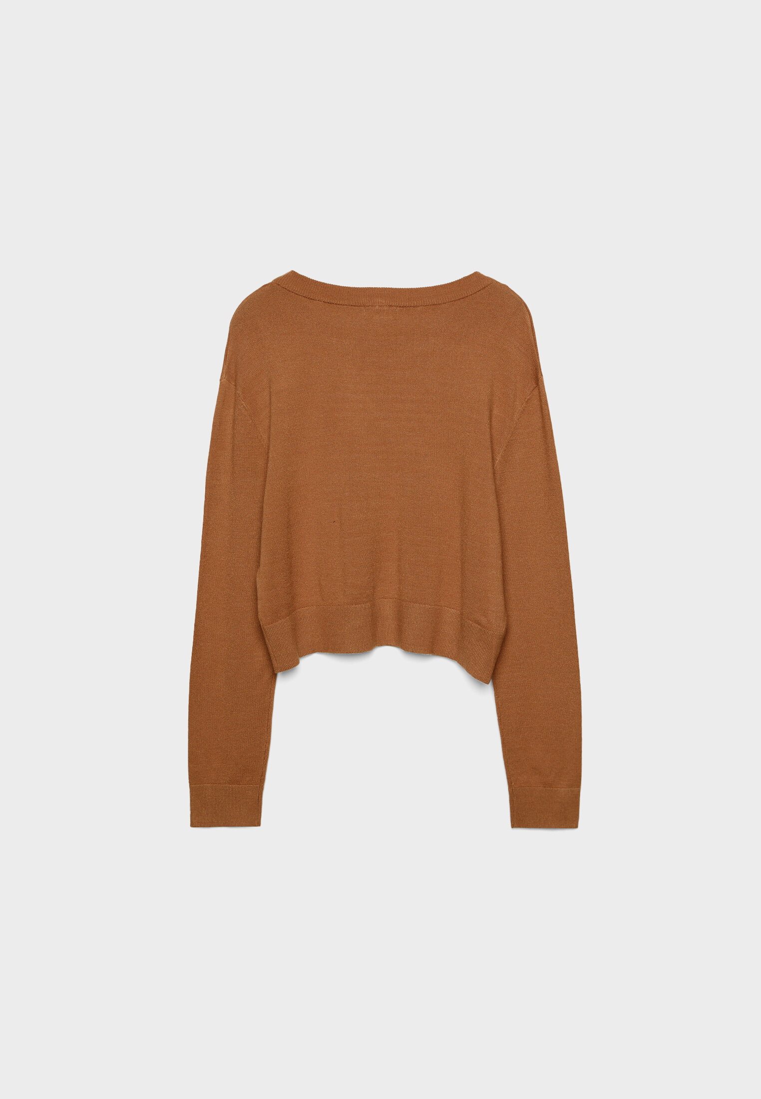 Cropped on sale wool jumper