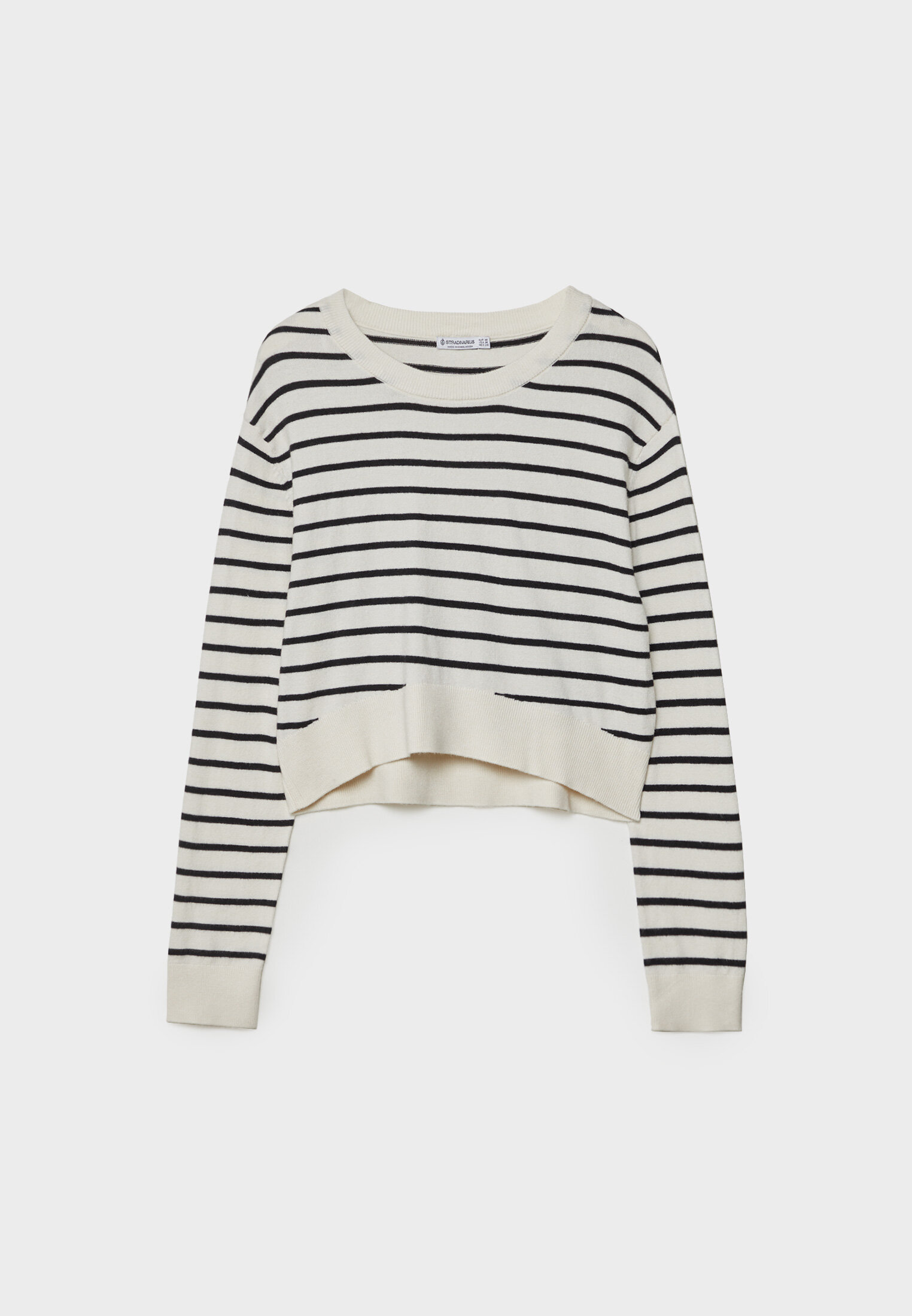 Striped sweater 2025 crop top