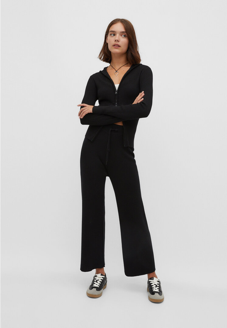 

Stradivarius Strick-Culotte Schwarz XS