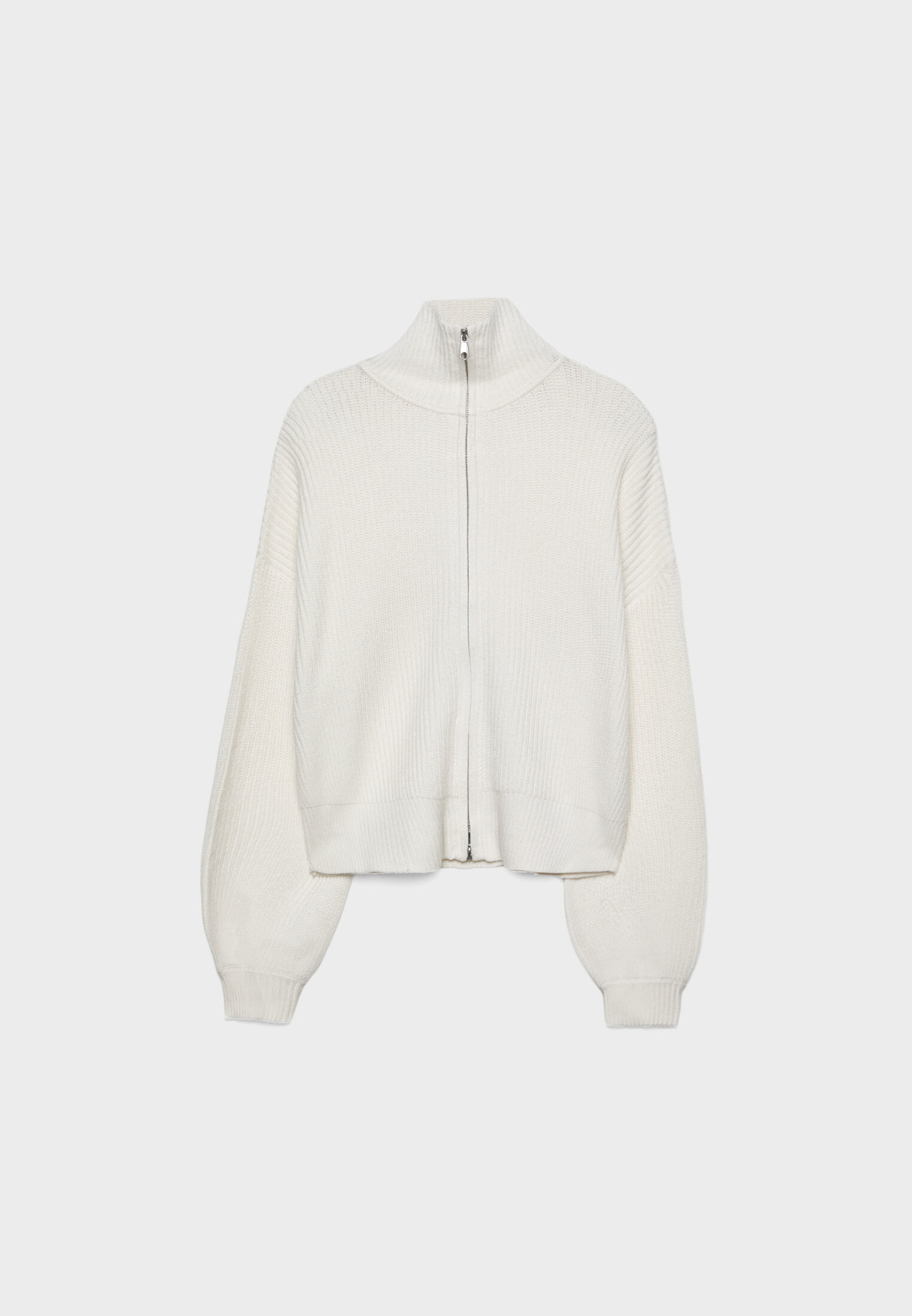 Zip up best sale cropped jumper