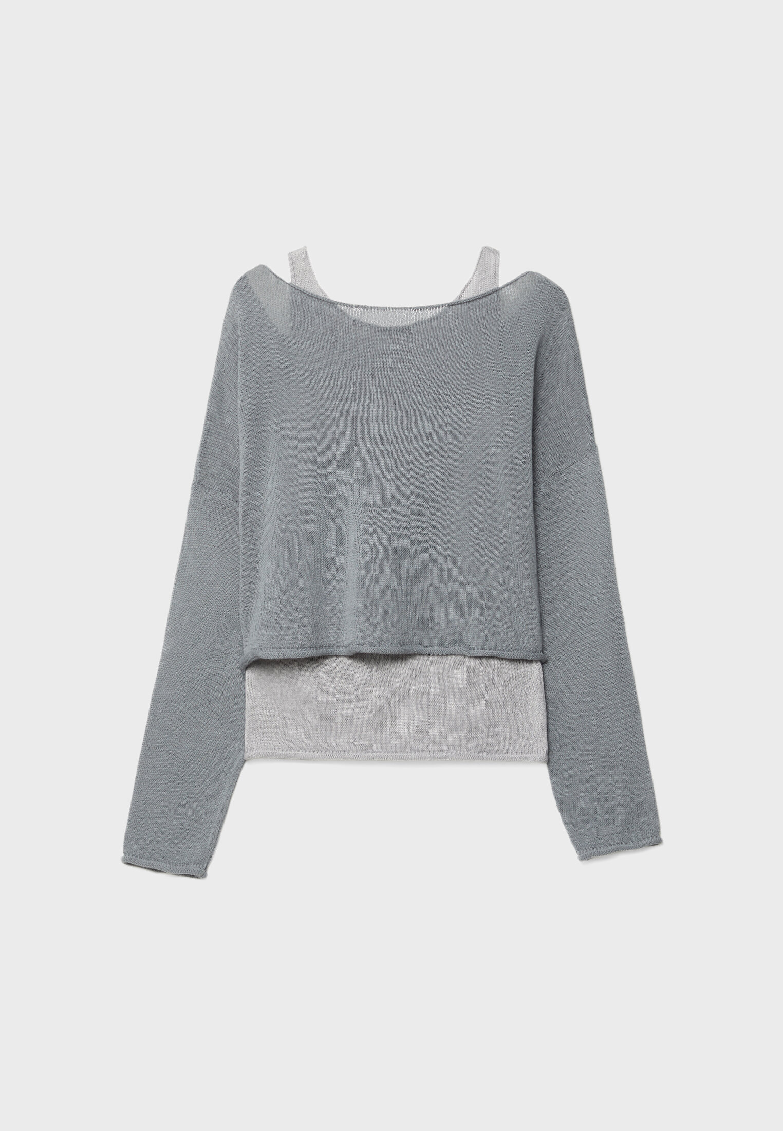 Double-layer knit top - Women's fashion | Stradivarius United Kingdom