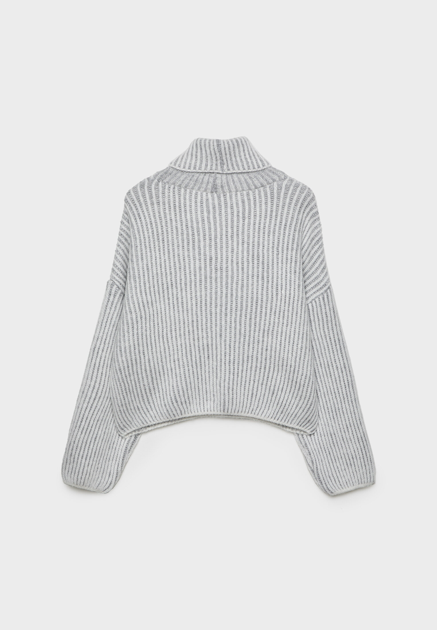 Pull en maille contrastante