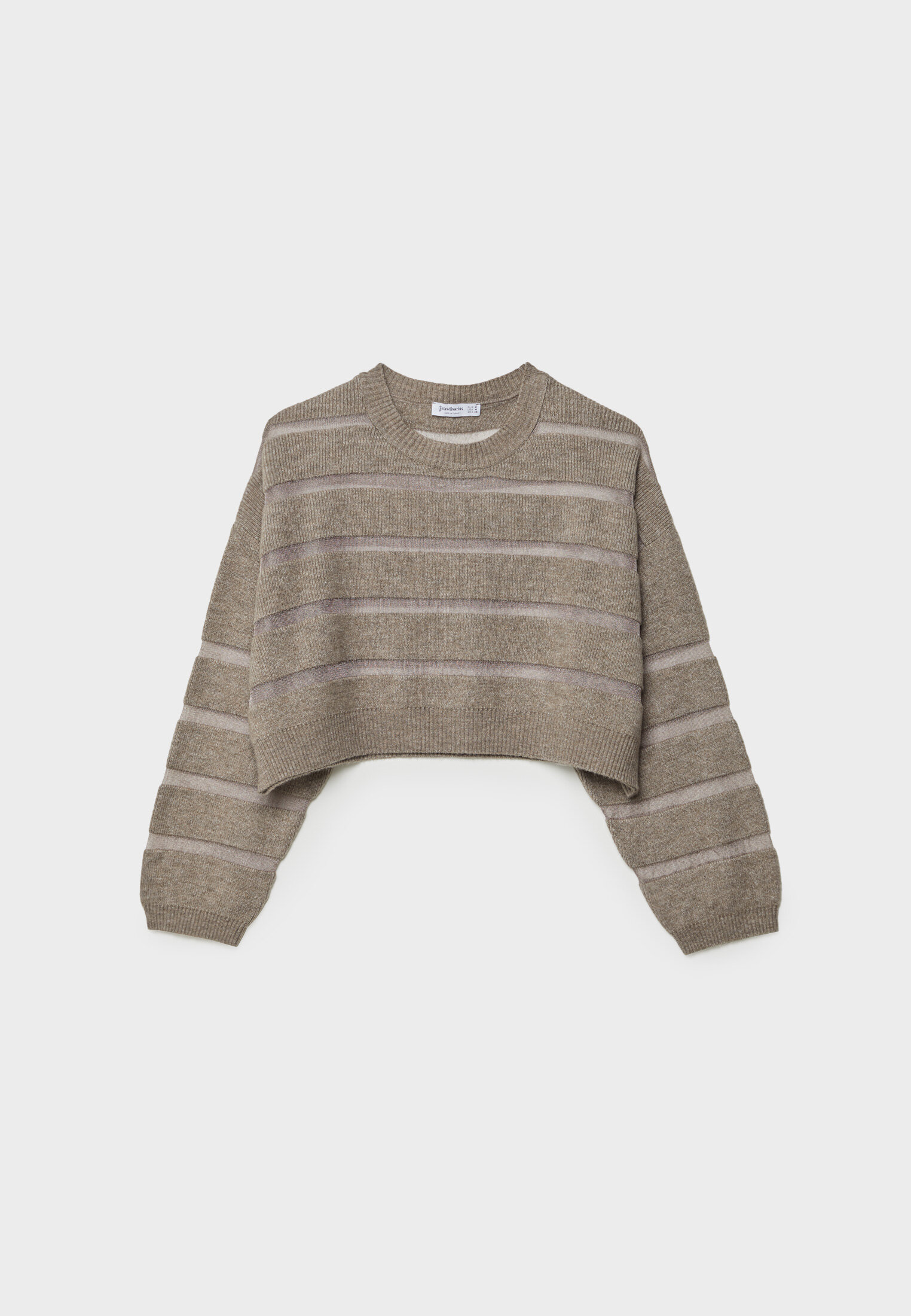 Knit semi-sheer sweater - Women's fashion | Stradivarius United