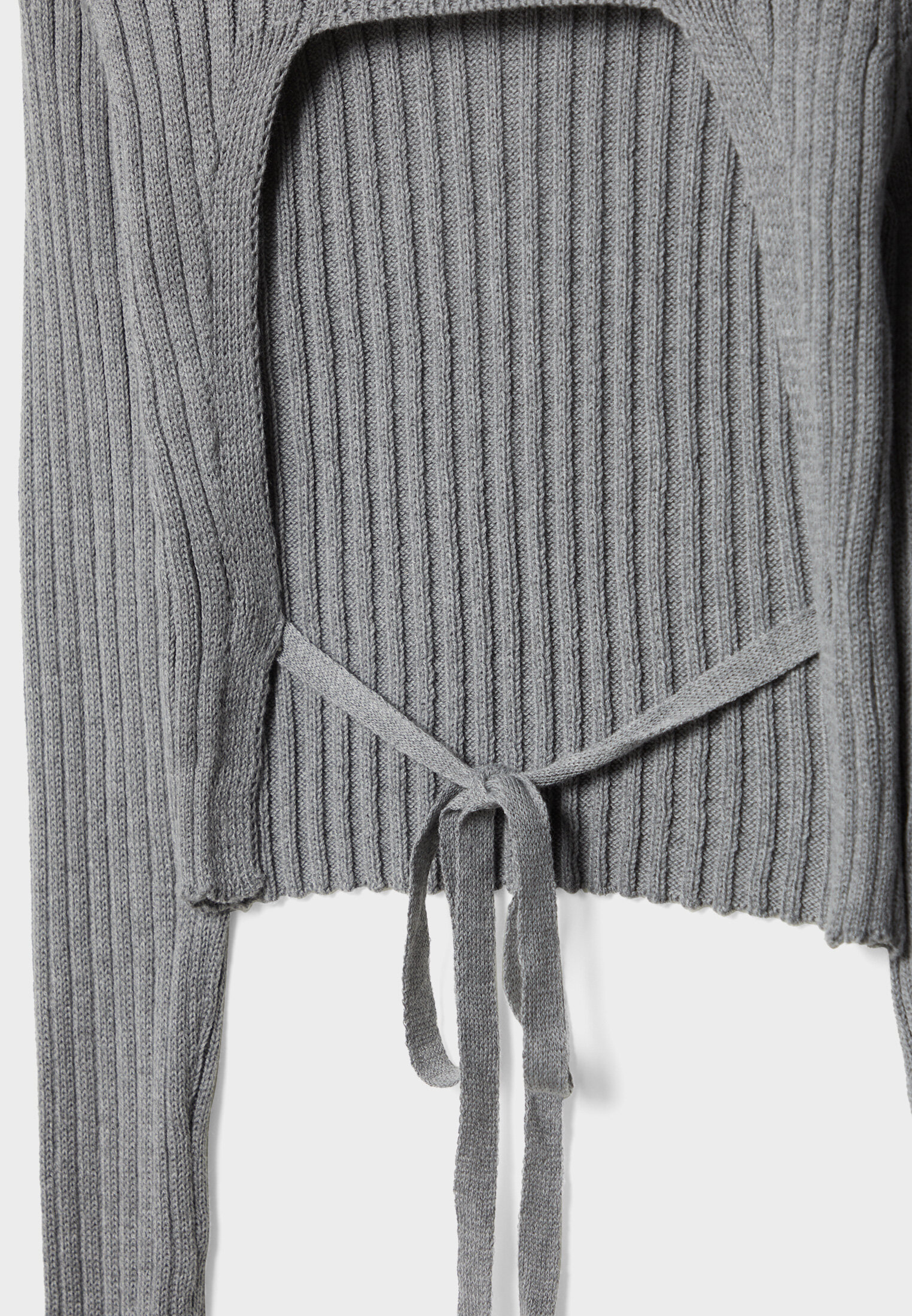 Open knit cropped discount sweater