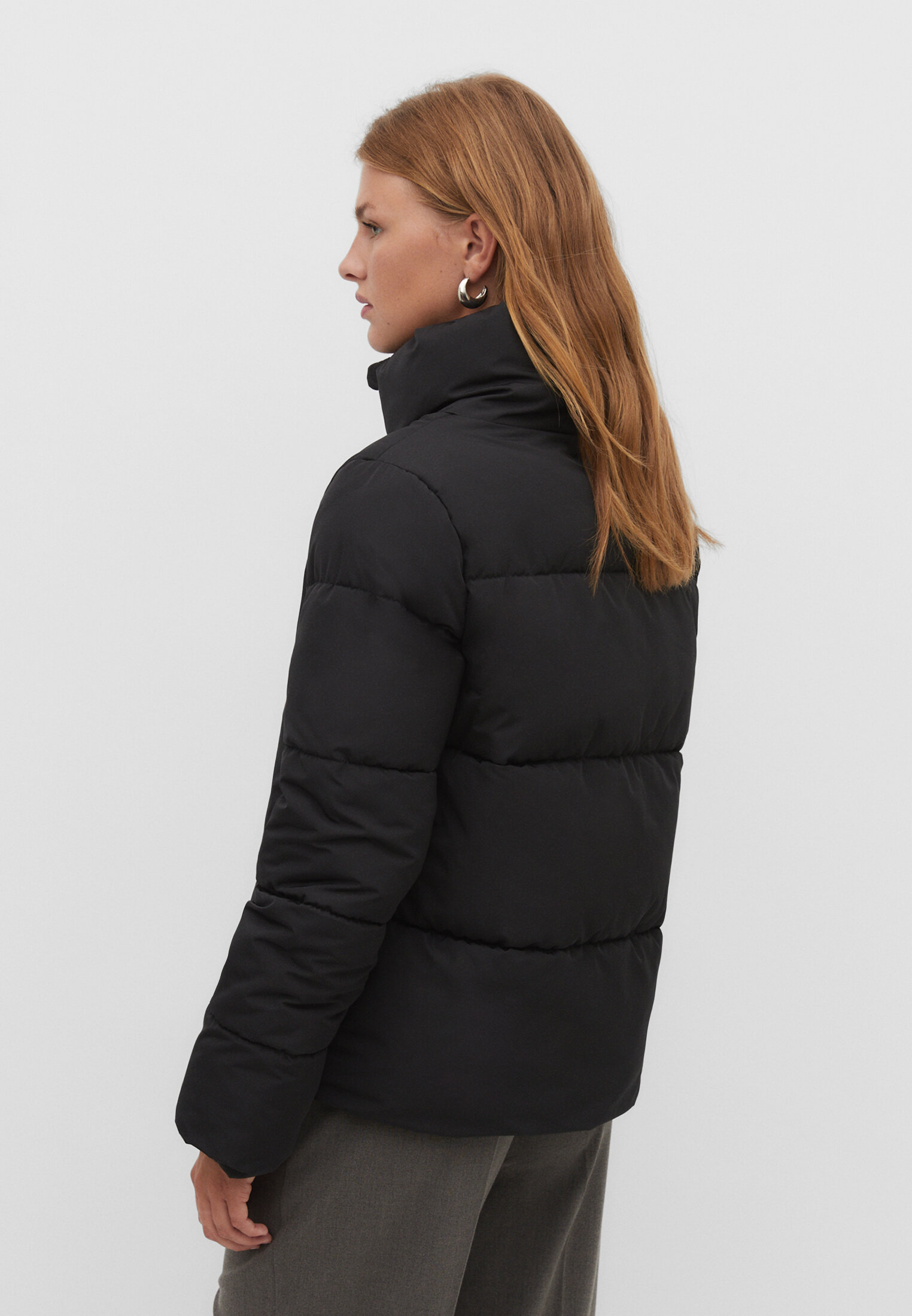 Padded high neck jacket