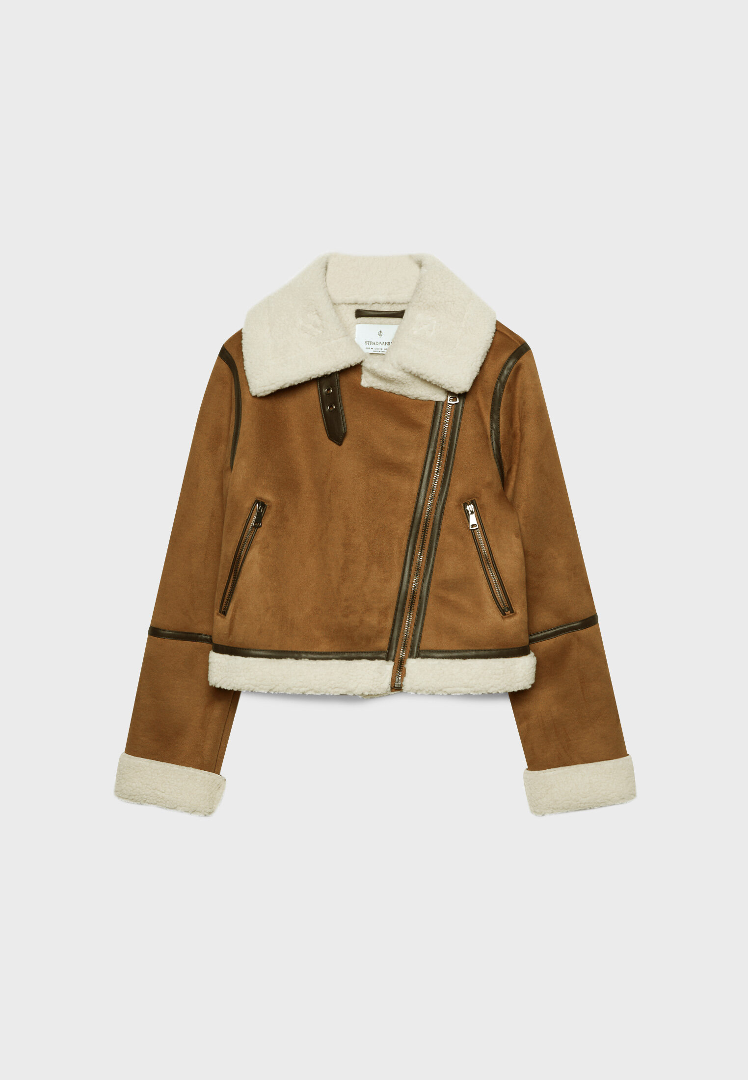 Stradivarius 2025 suede jacket