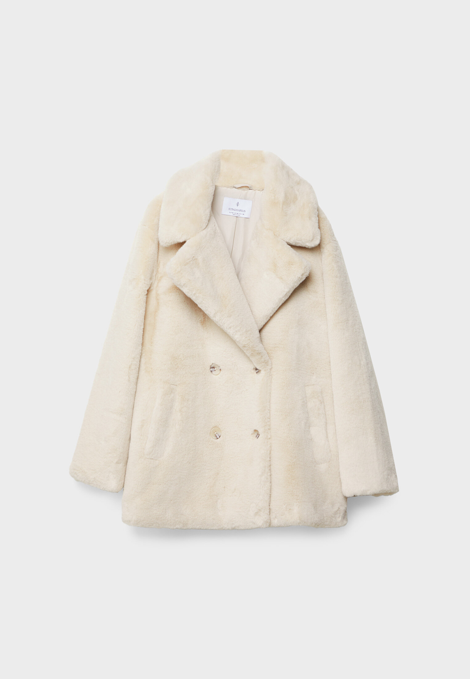 Stradivarius faux clearance fur coat