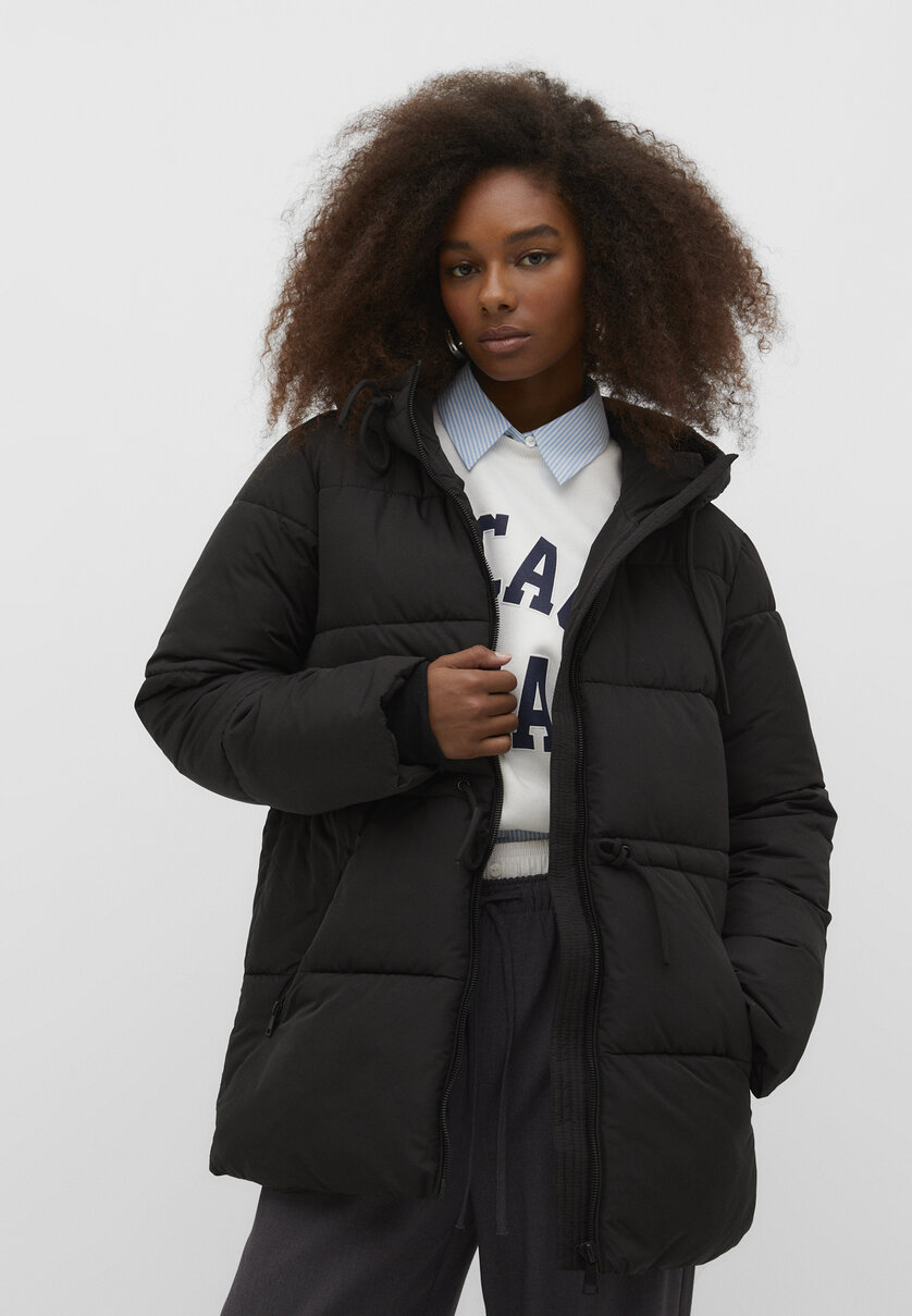 Hooded on sale puffer womens