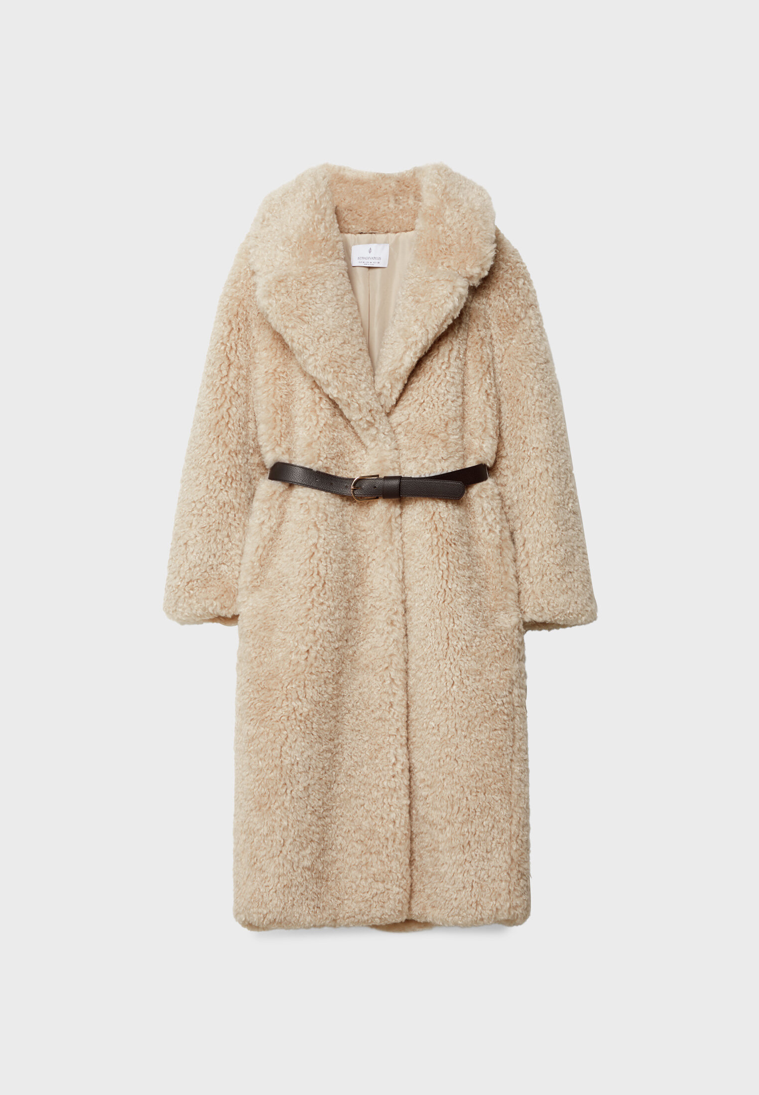 Oversize faux fur coat Women s fashion Stradivarius Worldwide