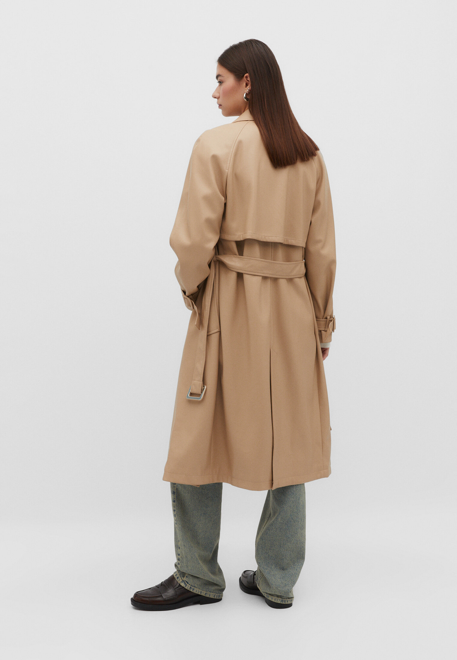 Trench discount stradivarius beige