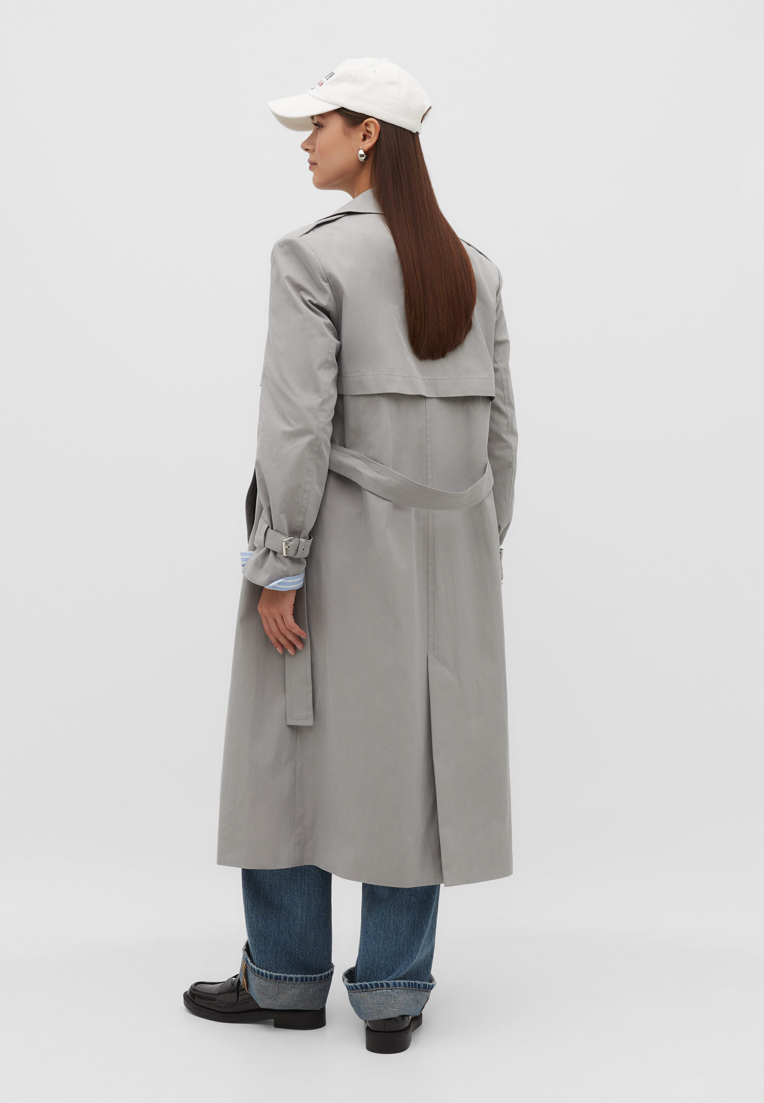 Stradivarius sales grey coat