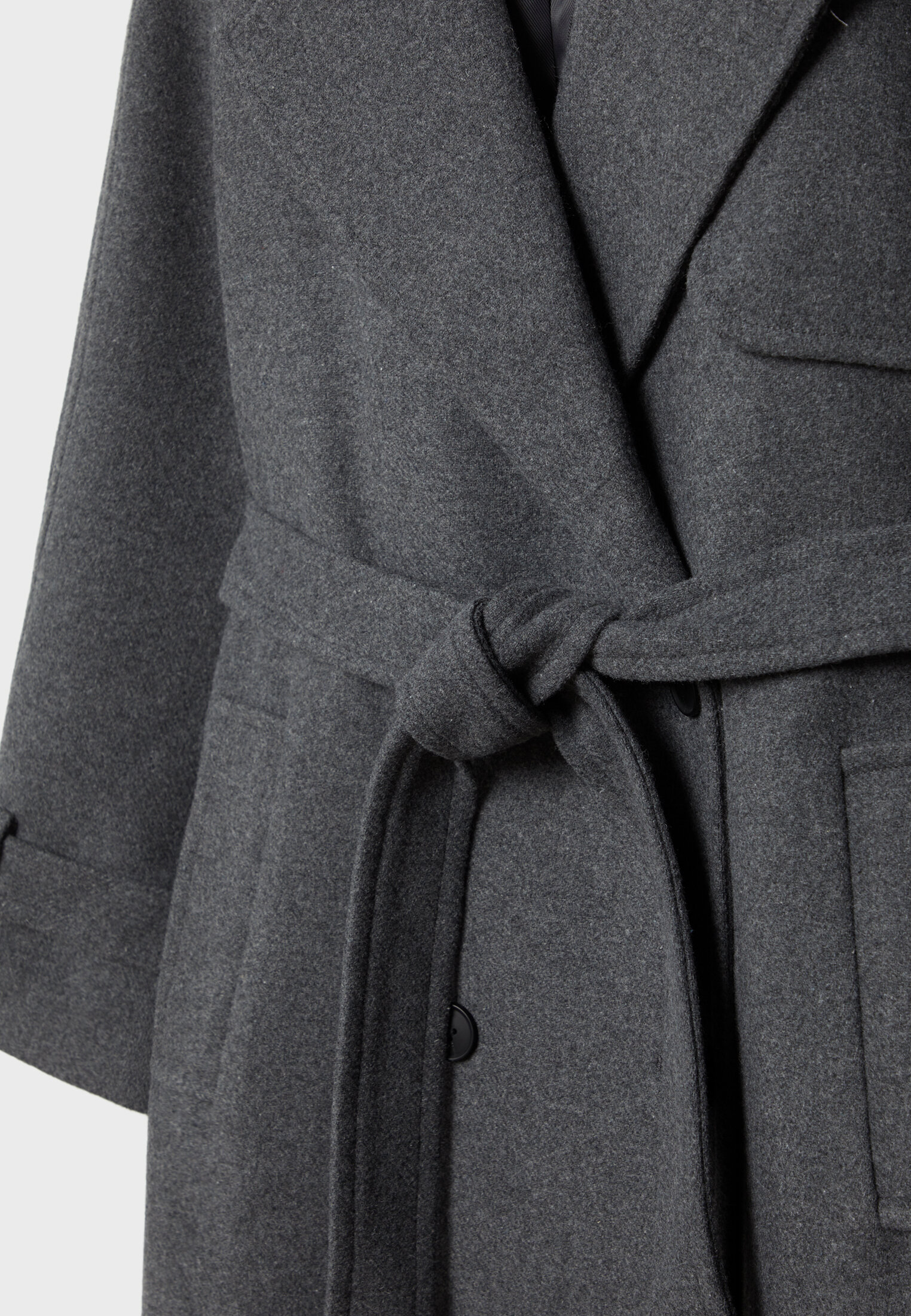 Synthetic sale wool coat