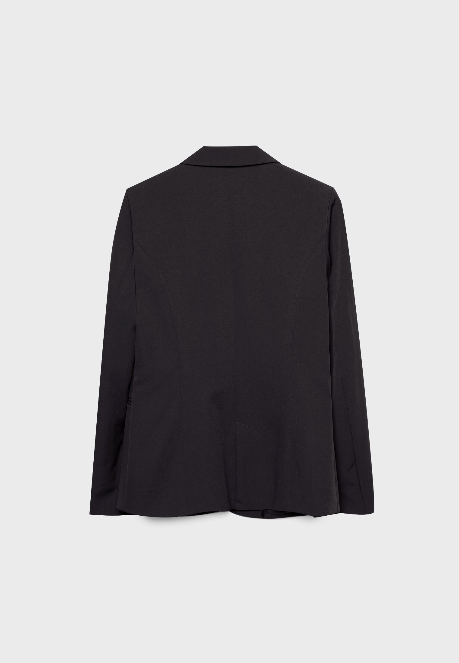 Plain black blazer best sale