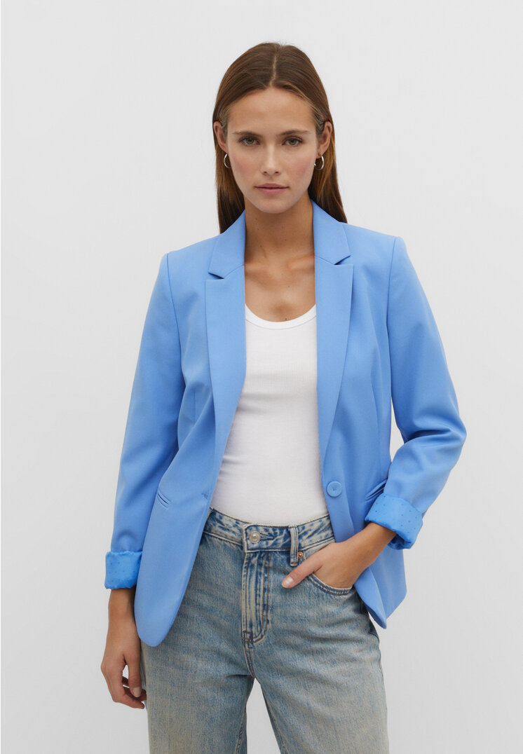 

Stradivarius Schlichter Blazer Blau L