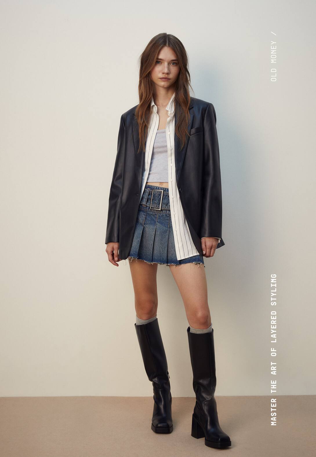 Suni deri regular fit blazer