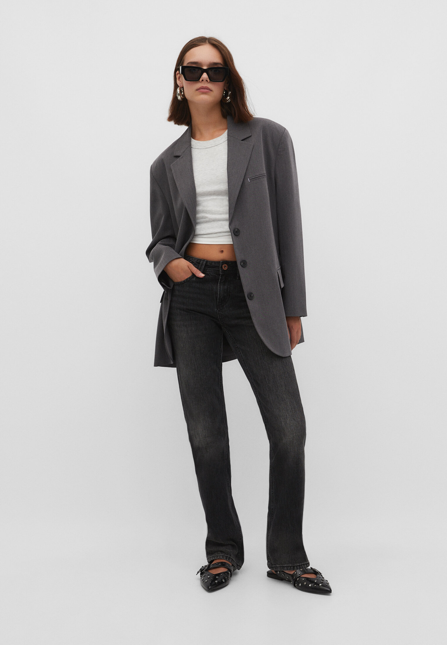 Oversized black blazer outlet womens