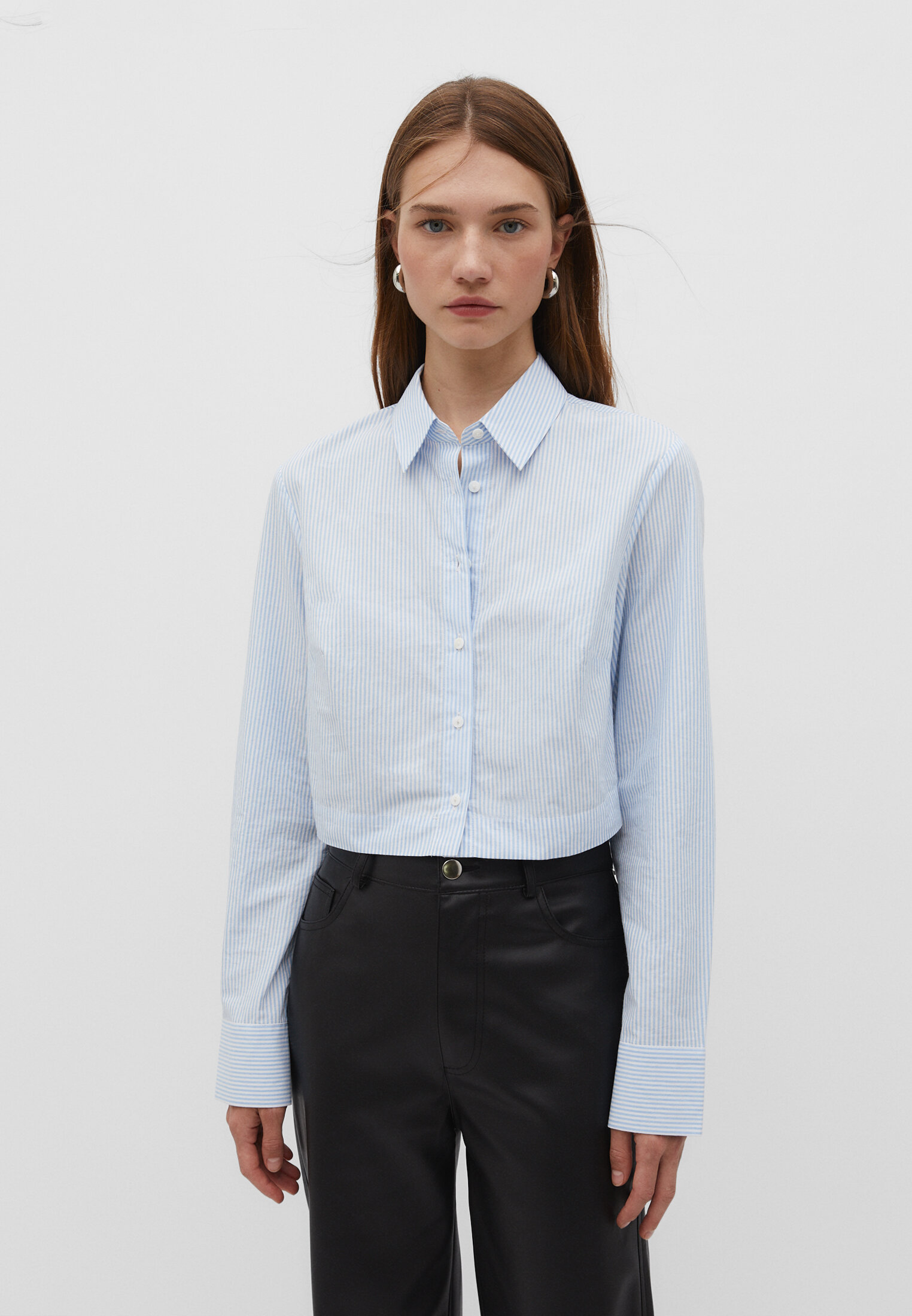 Short poplin shirt - Women's fashion | Stradivarius United States