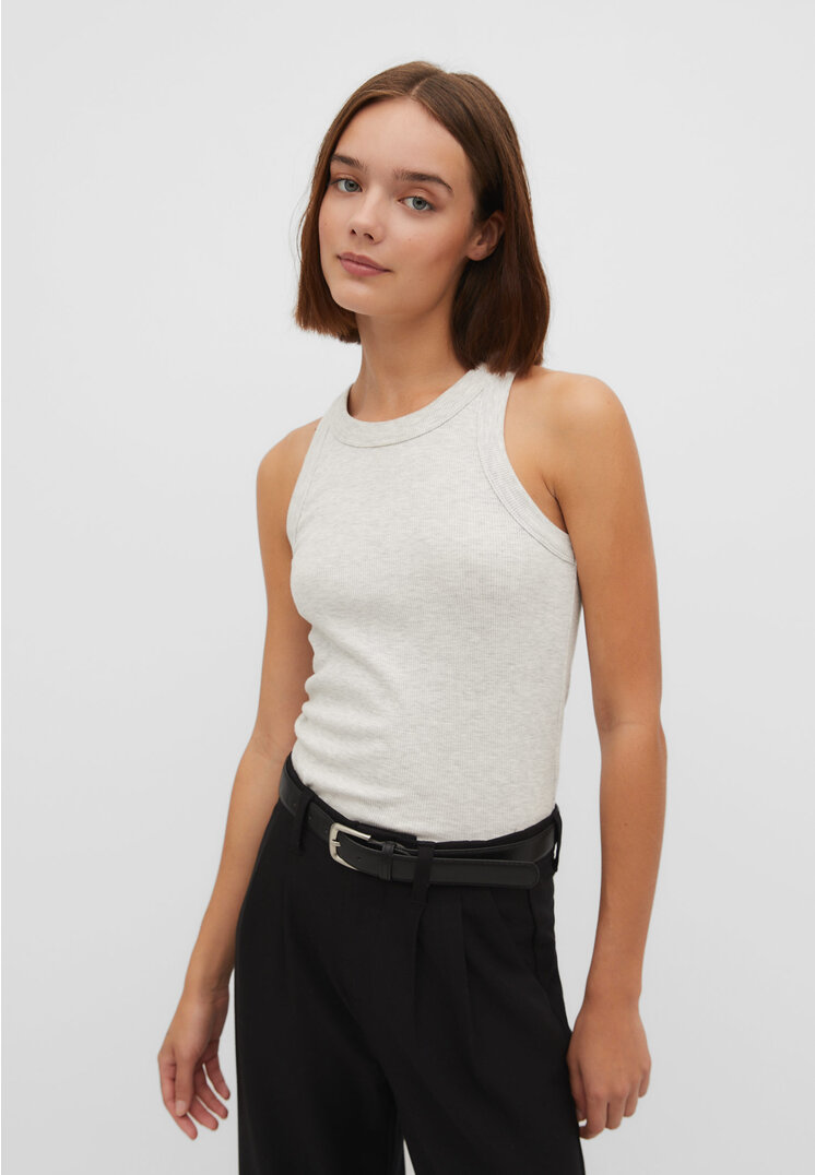 

Stradivarius Basic-Racerback Grau Melange XL