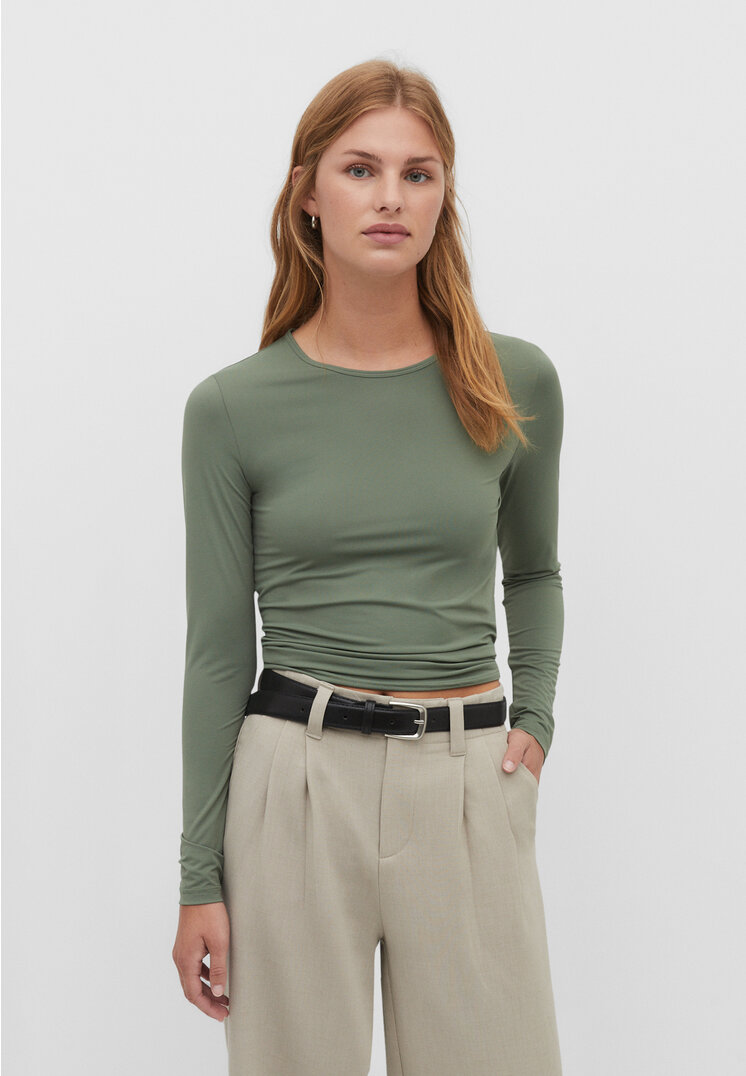 

Stradivarius Langarmshirt Khaki S