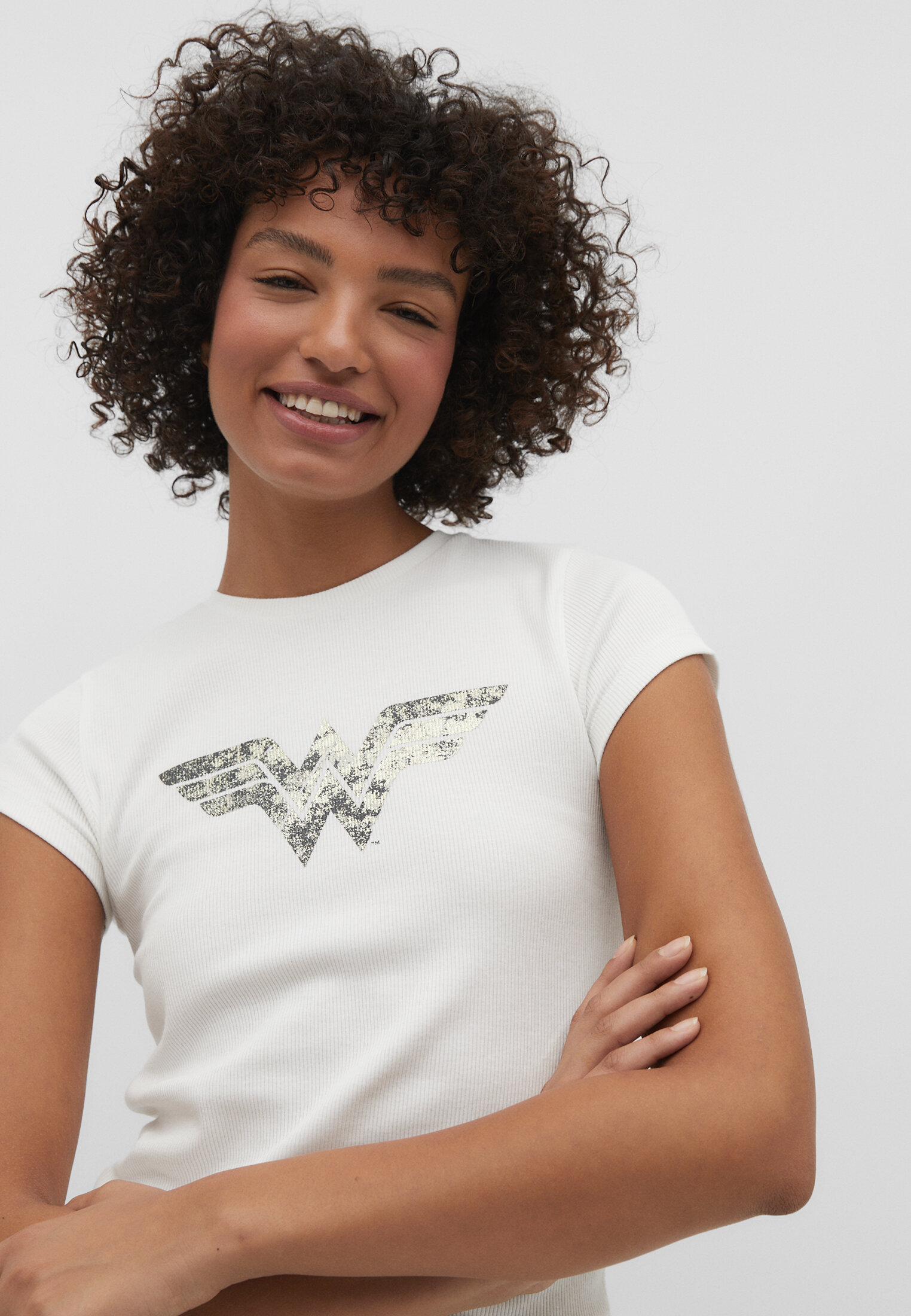 Super heroine T-shirt - Women's fashion | Stradivarius United States